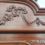 Louis XVI two-door walnut wardrobe