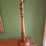 Golden wood lamp