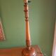 Lampe en bois doré