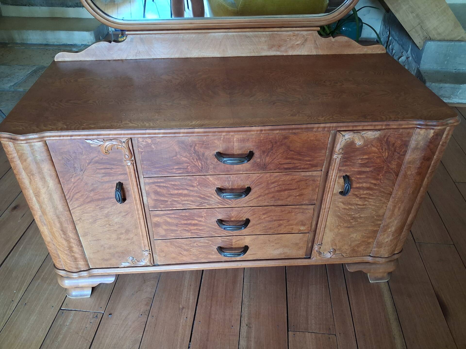 Art Deco mirrored dressing table