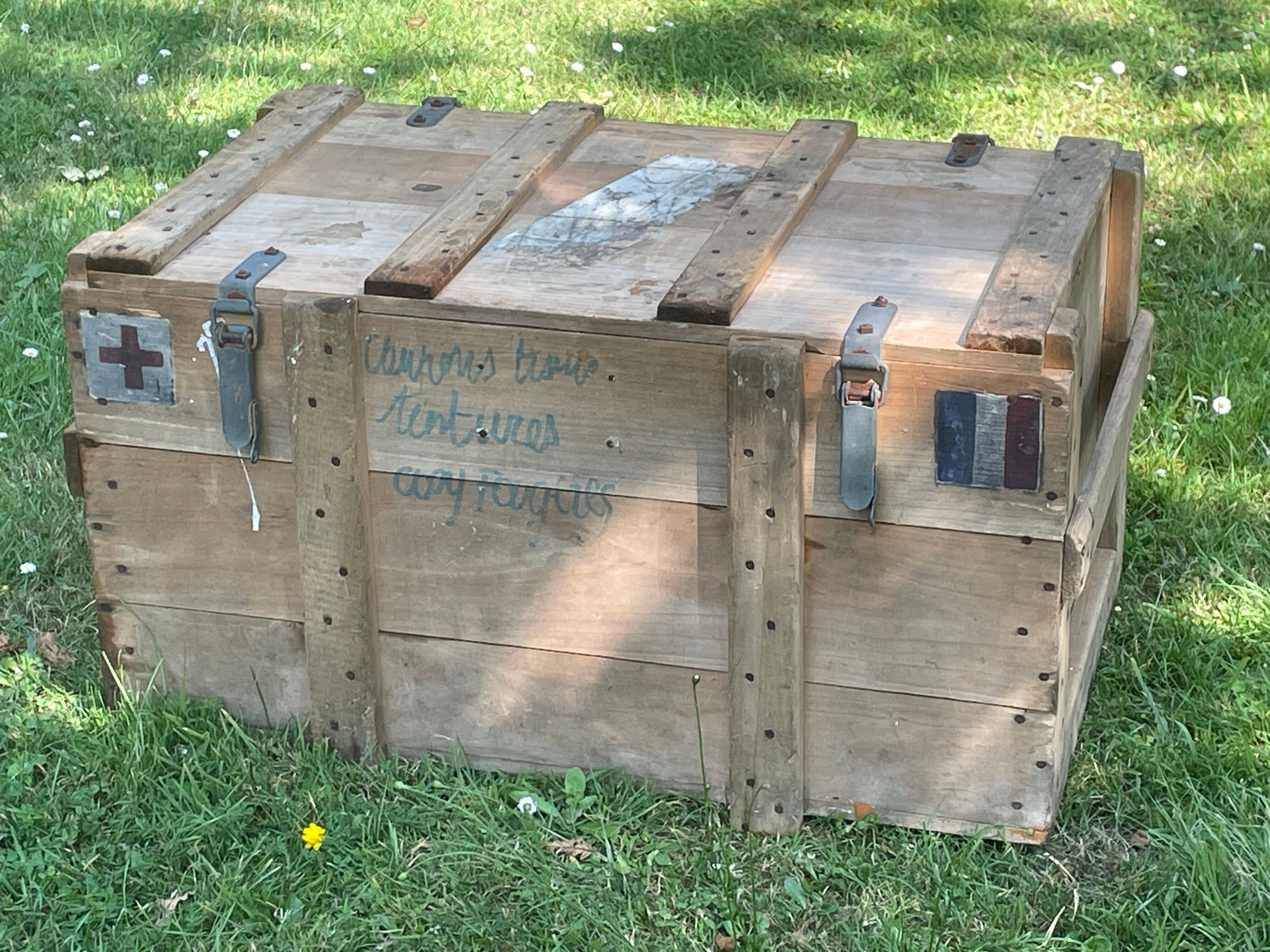 Trunk, natural wood box, very healthy