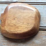 Empty wooden apple pocket