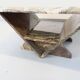 Vintage marble coffee table from the 1970s.