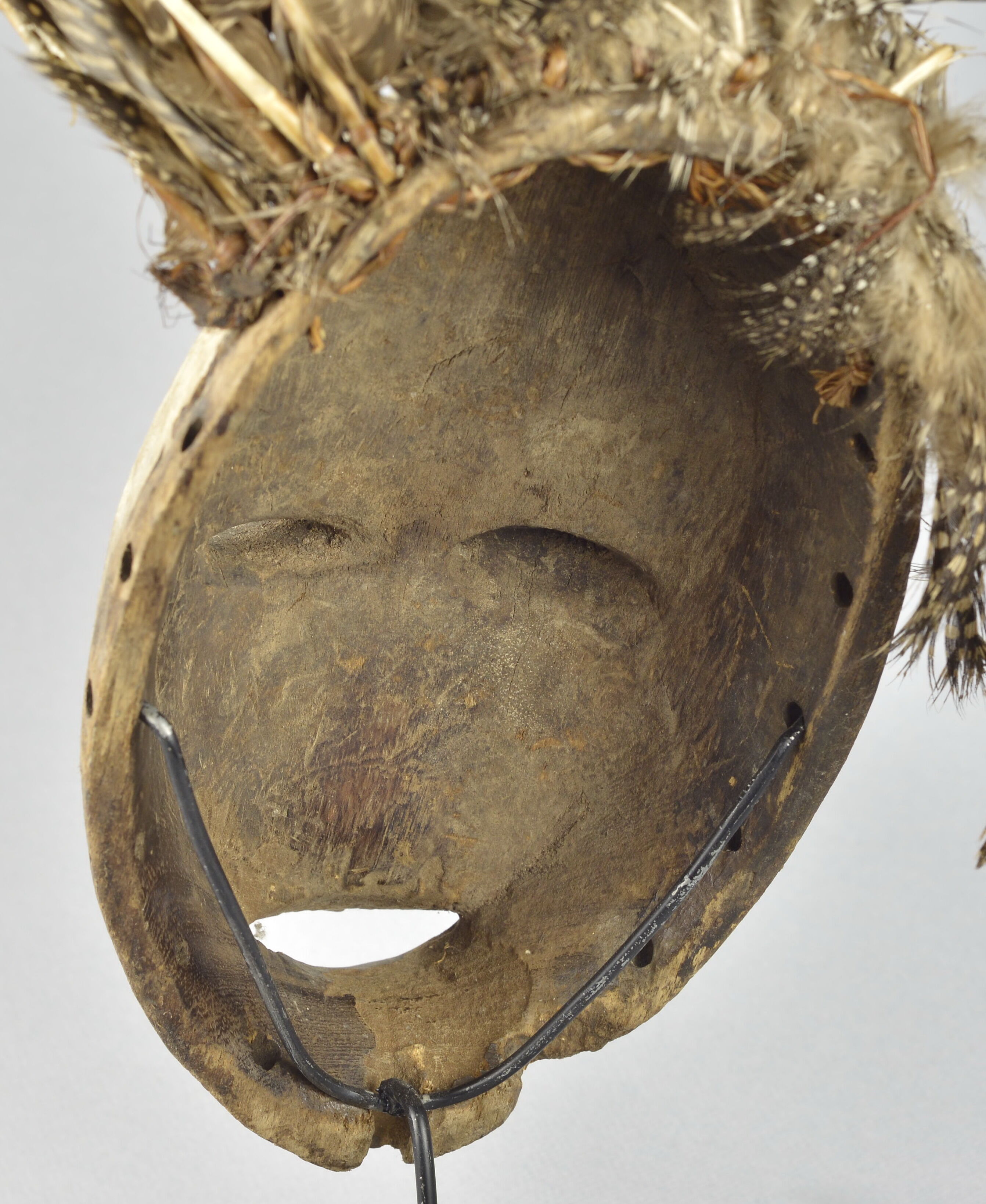 Superbe Masque idimu LEGA Congo Rdc rt Tribal Africain