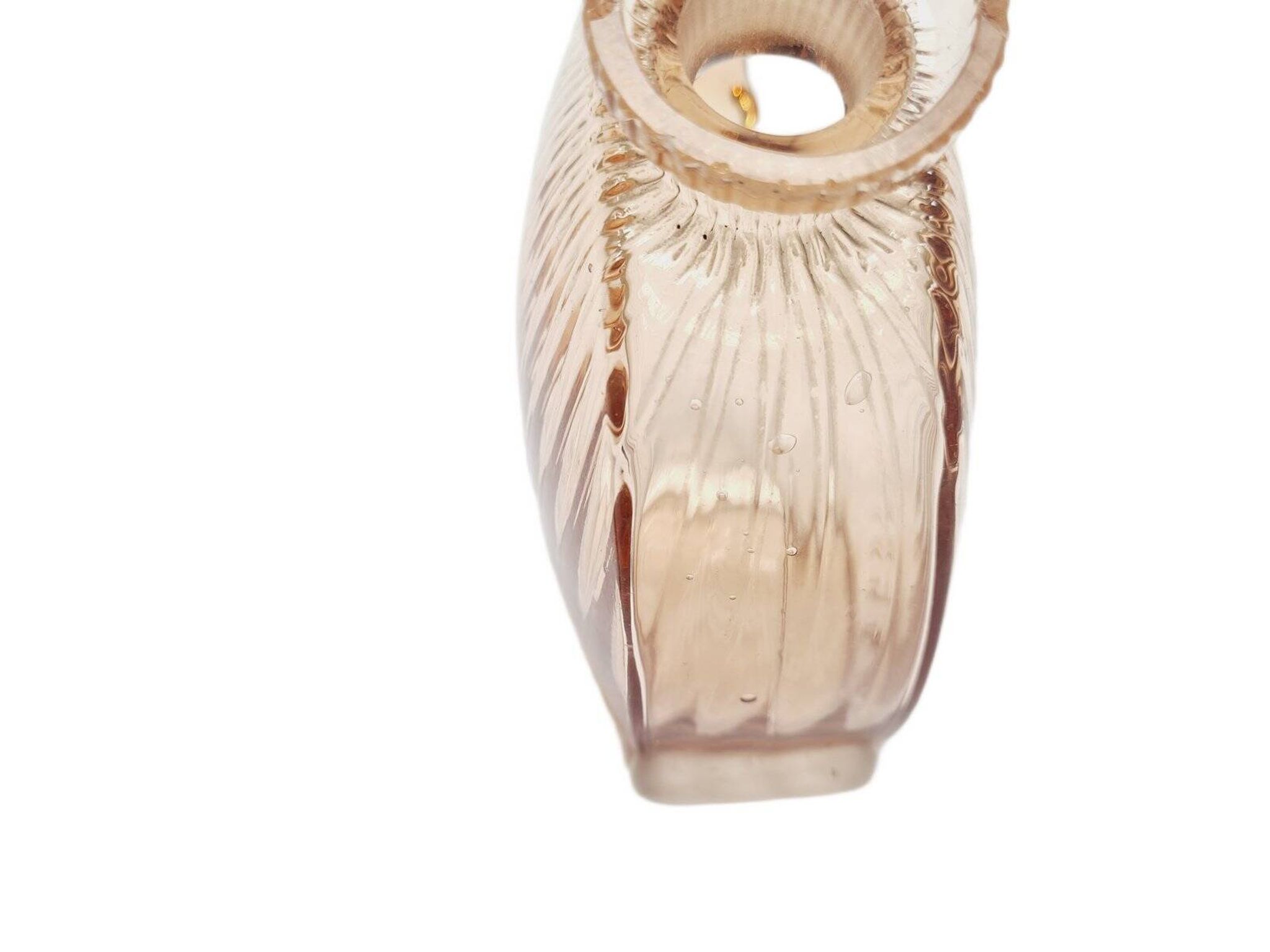 Art Deco carafe from Hortensja Glassworks, Poland, 1930s