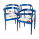 Vintage Flower Fabric & Blue Beech Armchair