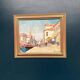 Swedish Oil on  panel - "Venice II" by Knut Norman - Vintage- 51 × 43 cm