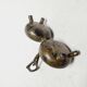 Art Nouveau salt and pepper holder by Niemen Glassworks, Poland, 1920s