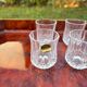 Set of six crystal liqueur glasses