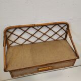 Rattan shelf