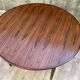 Table scandinave extensible en palissandre, 1960s