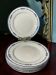Set of 6 antique Gien plates
