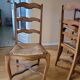Table and 4 solid wood chairs