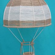 Jute hanging lamp for children's room