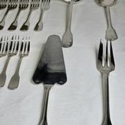 87-piece household cutlery set from Christofle, Versailles model, in metal.