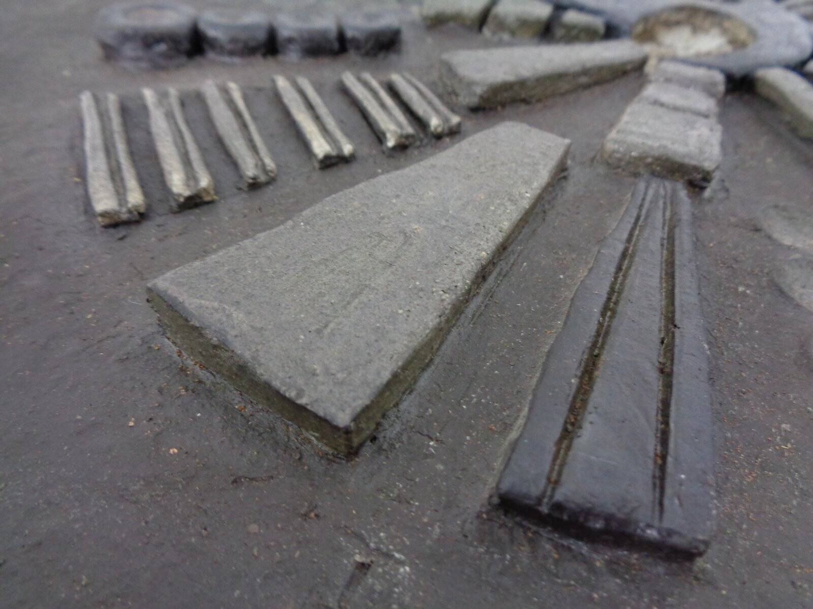 Brutalist Ceramic Wall Panel, 1960s