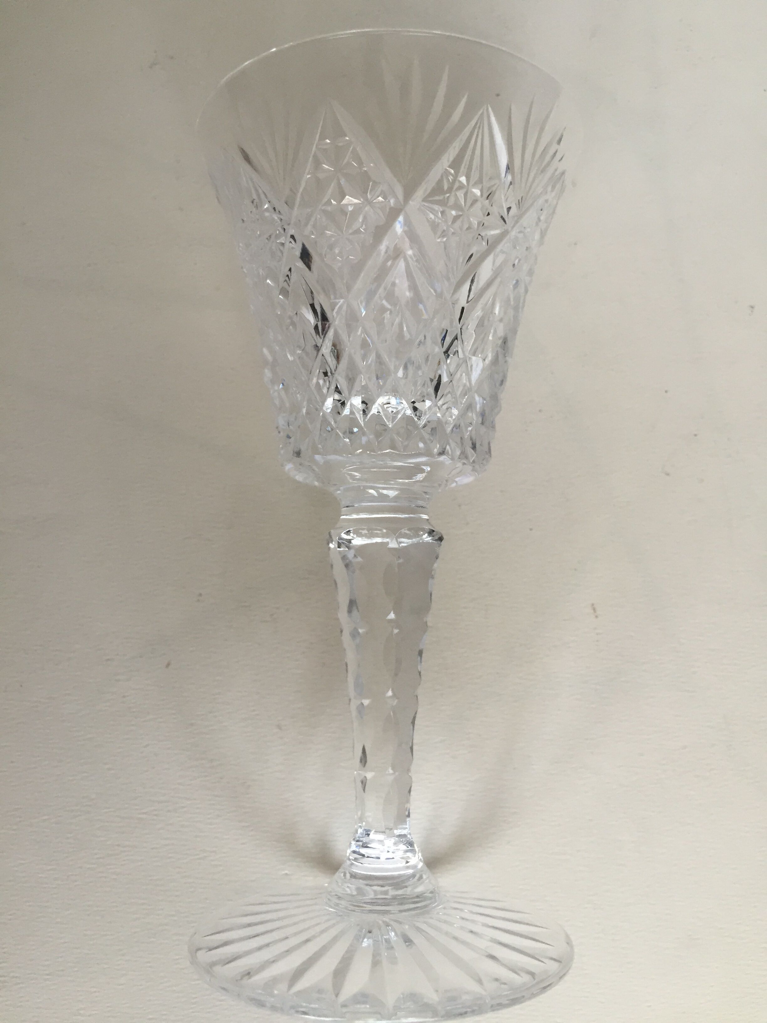 Set of 6 St. Louis wine glasses