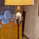 Ostrich egg lamp and pineapple in Jansen style