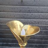 Flower floor lamp bronze sculpture 70's 80's