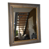 Old wooden mirror
