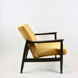 Fauteuil jaune GFM-64 attribué à Edmund Homa, 1970