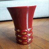 Vintage ceramic vase signed Arc