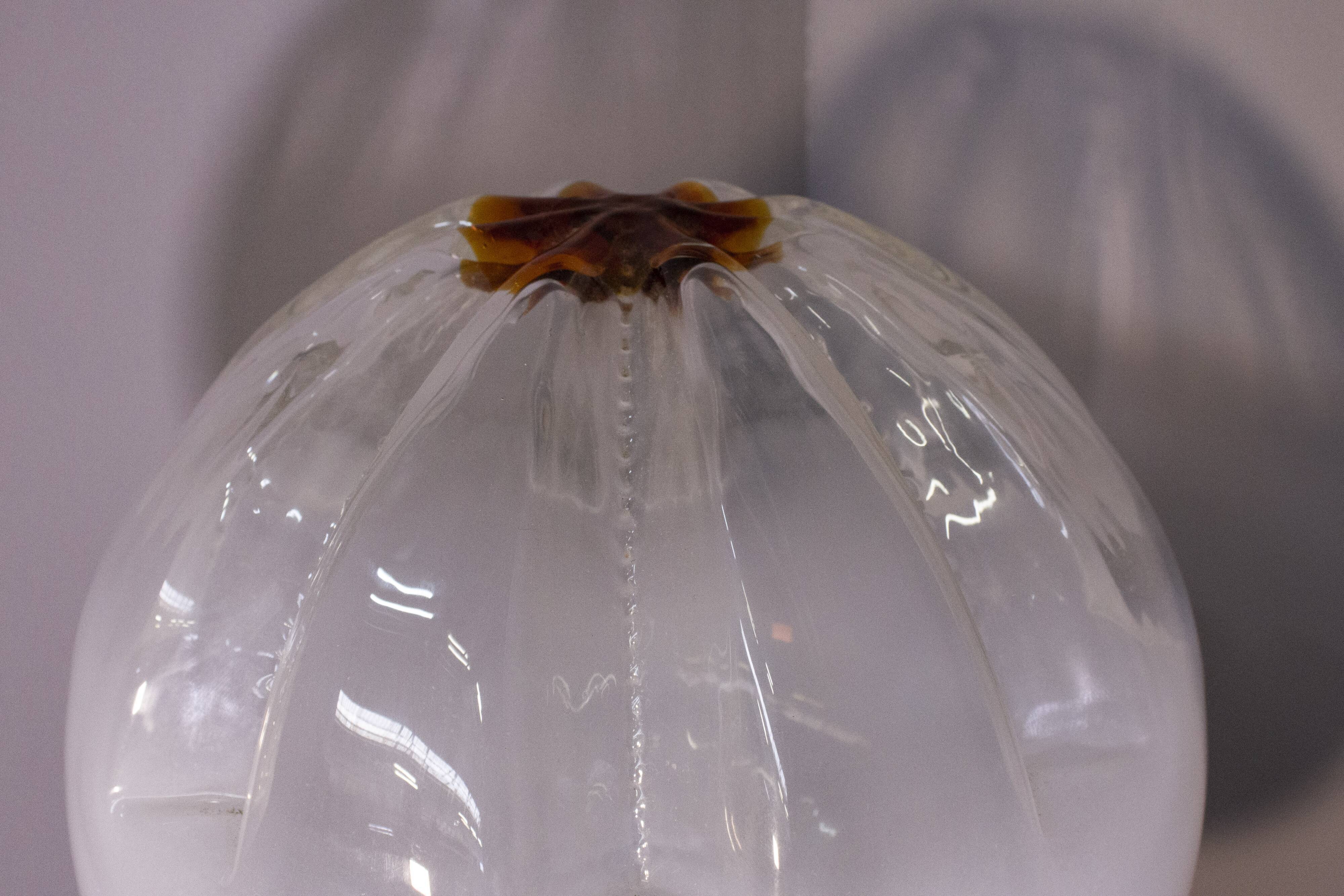 Mazega murano glass floor lamp from the 70s