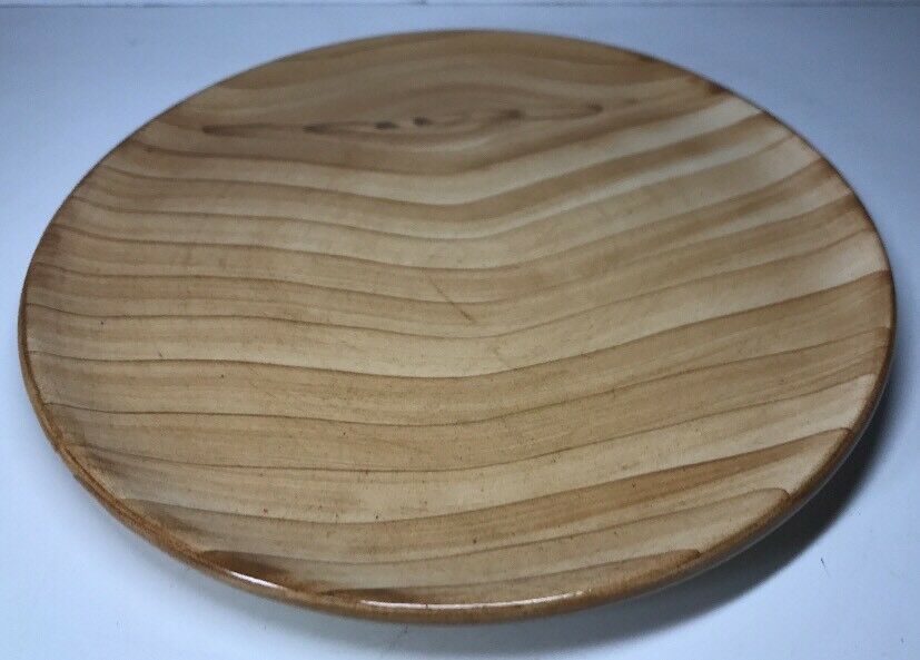 Plate Vintage Imitation wood Vallauris Grandjean Jourdan