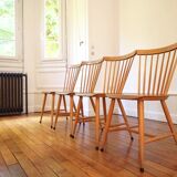 4 bar chairs from the 60s