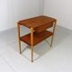 Vintage side console table teak & beech 1950’s