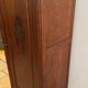 Art Deco Bonnetière Solid Oak & Griotte Marble – 1930s