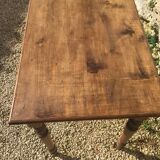 Country table in beech and poplar early 20th century