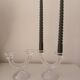 Set of 2 double candle holders