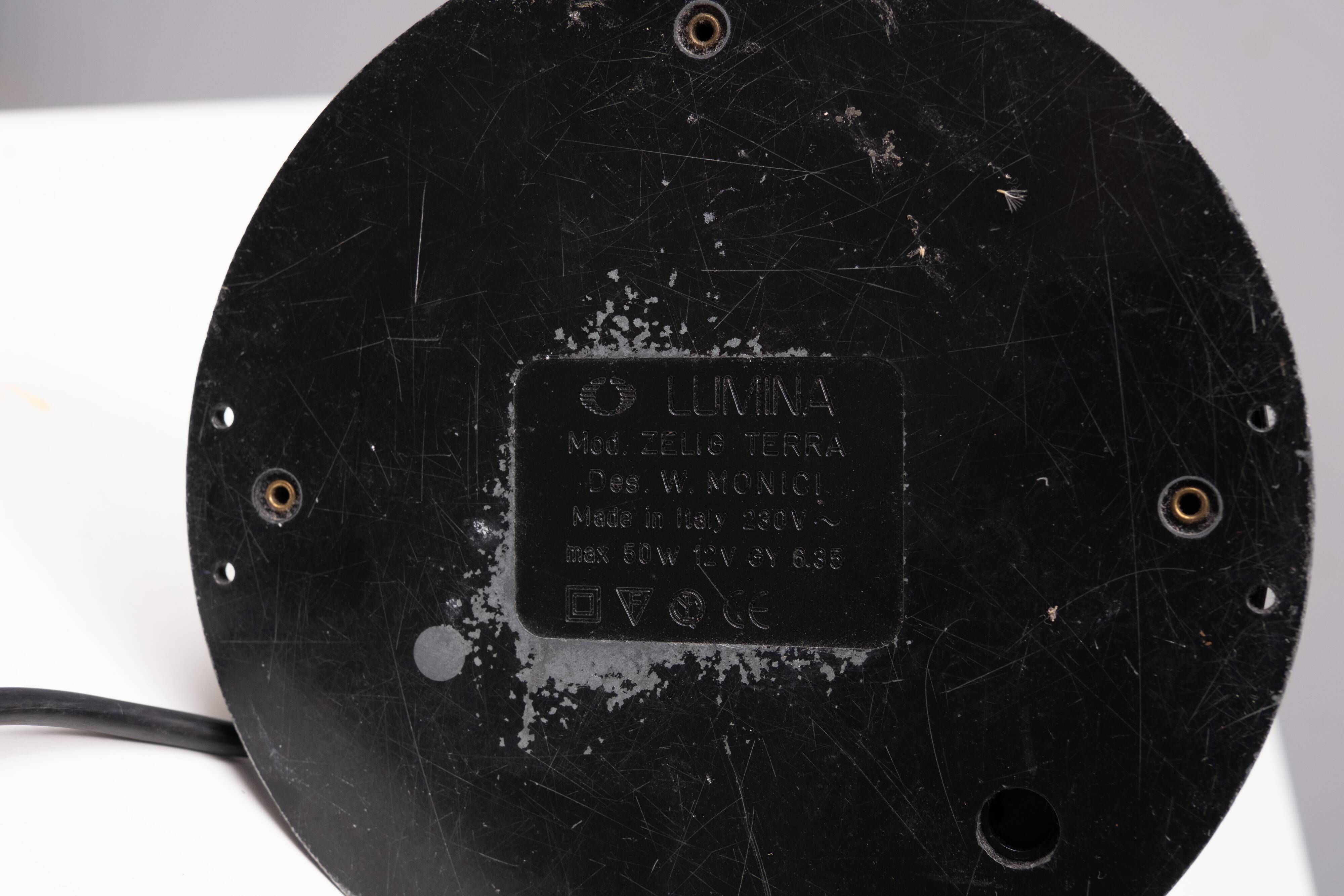 Lumina Floor Lamp Walter Monici Italy Model "Zelig Terra"