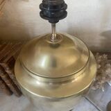 Pied de lampe balustre en laiton vintage