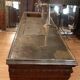 bistro bar, early 20th-century zinc countertop with its glassmaker