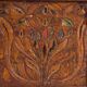 Polychrome pine wedding chest – Central Europe, 1889