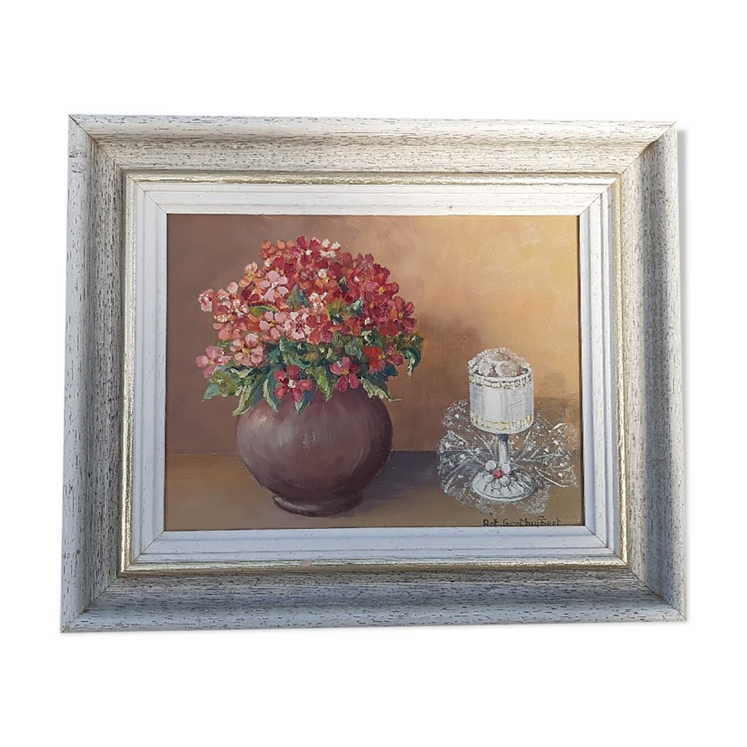 Oil on panel by Arthur Gerthoffert 70s