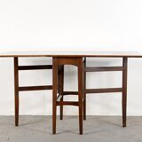 Table à abattants vintage en teck, style milieu du siècle. Livraison. Moderne/Rétro/Danois