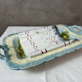 Asparagus dish with a sauce