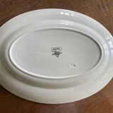 Plat en faïence Digoin Sarreguemines