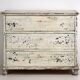 Grande commode ancienne à patine blanche (vers 1920) #42