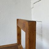 Brutalist pine chair