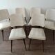 Série de 6 chaises design 1960