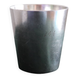 Antique silver-plated timbale – Maison Hénin & Cie