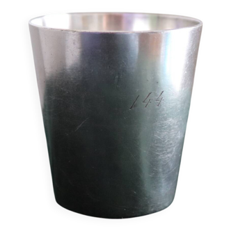 Antique silver-plated timbale – Maison Hénin & Cie