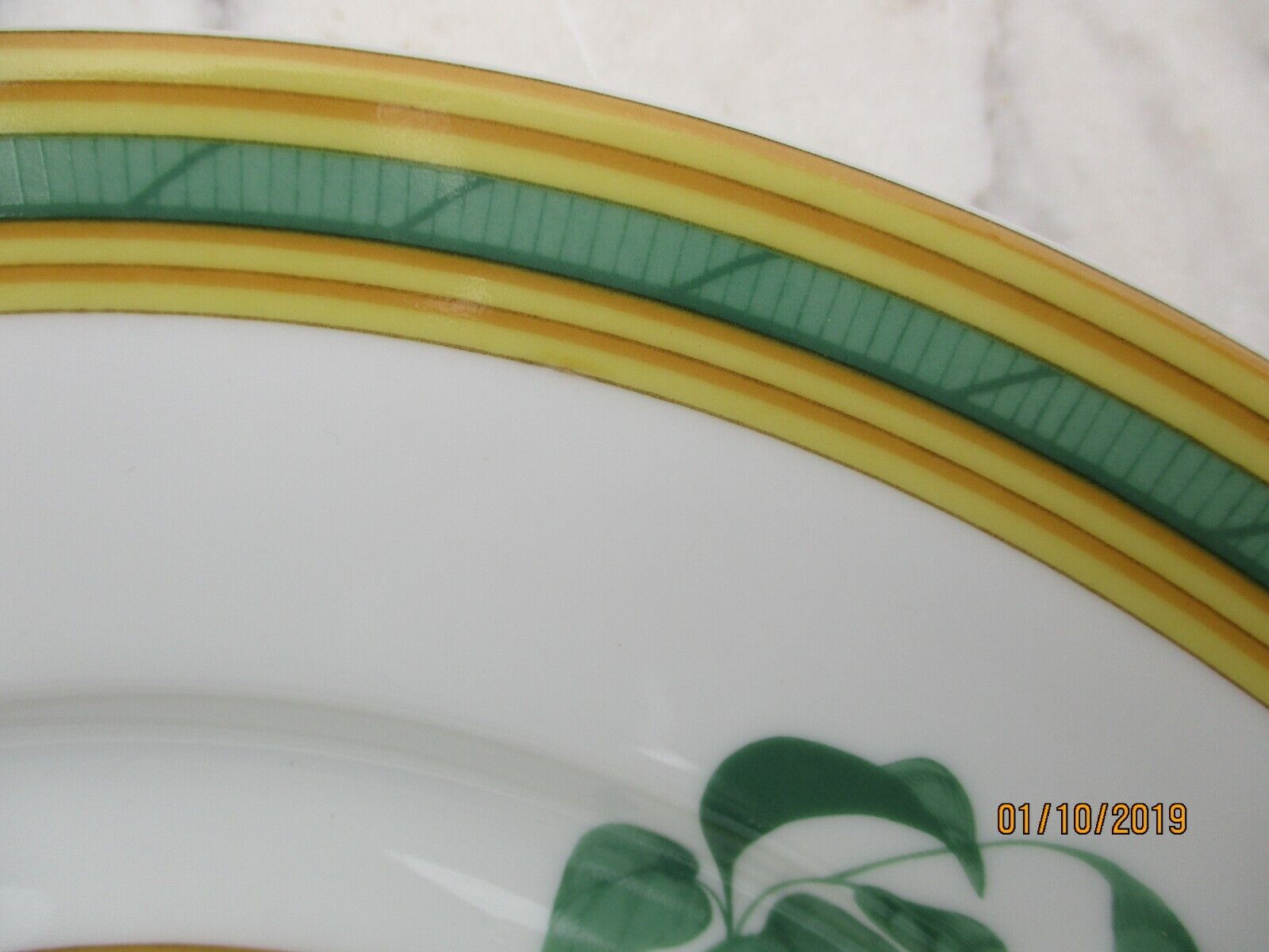 Porcelain plate Hermes