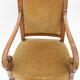 Fauteuil à crosse de style restauration