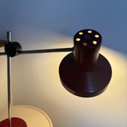 Lampe de bureau en métal, années 70