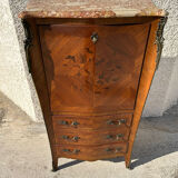 Curved rosewood secretary